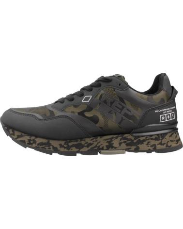 REPLAY RS680090T - BASKETS CASUAL CAMOUFLAGE NOIR/VERT HOMME CMGRN