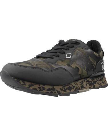 REPLAY RS680090T - BASKETS CASUAL CAMOUFLAGE NOIR/VERT HOMME CMGRN