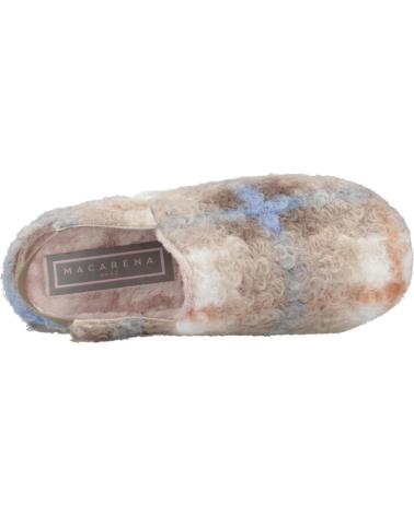 ZAPATILLAS DE CASA MACARENA LAYA MULTICOLOR TAUPE TAUPE