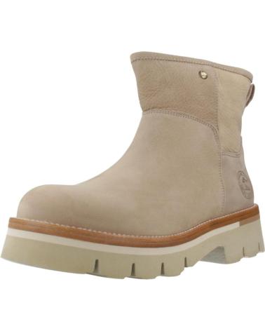 STIVALETTO PANAMA JACK LAIA B5 IN NABUK IMPERMEABILE CRUDO CON FODERA IN PELLICCIA CRUDO