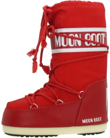 MOON BOOT MB ICON NYLON BOTAS ROJO RED
