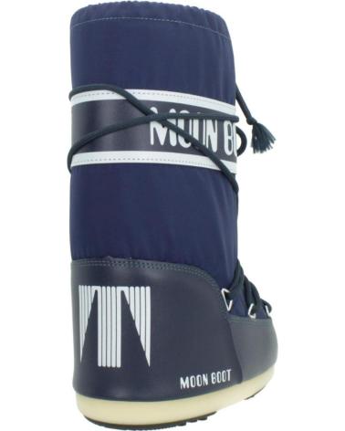 MOON BOOT BOTAS NINO MODELO MB ICON NYLON COLOR AZUL BLUE