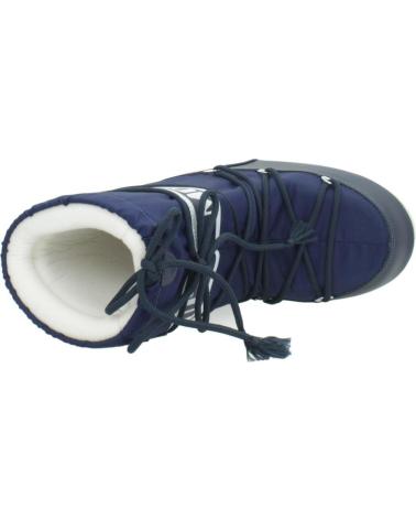 MOON BOOT BOTAS NINO MODELO MB ICON NYLON COLOR AZUL BLUE