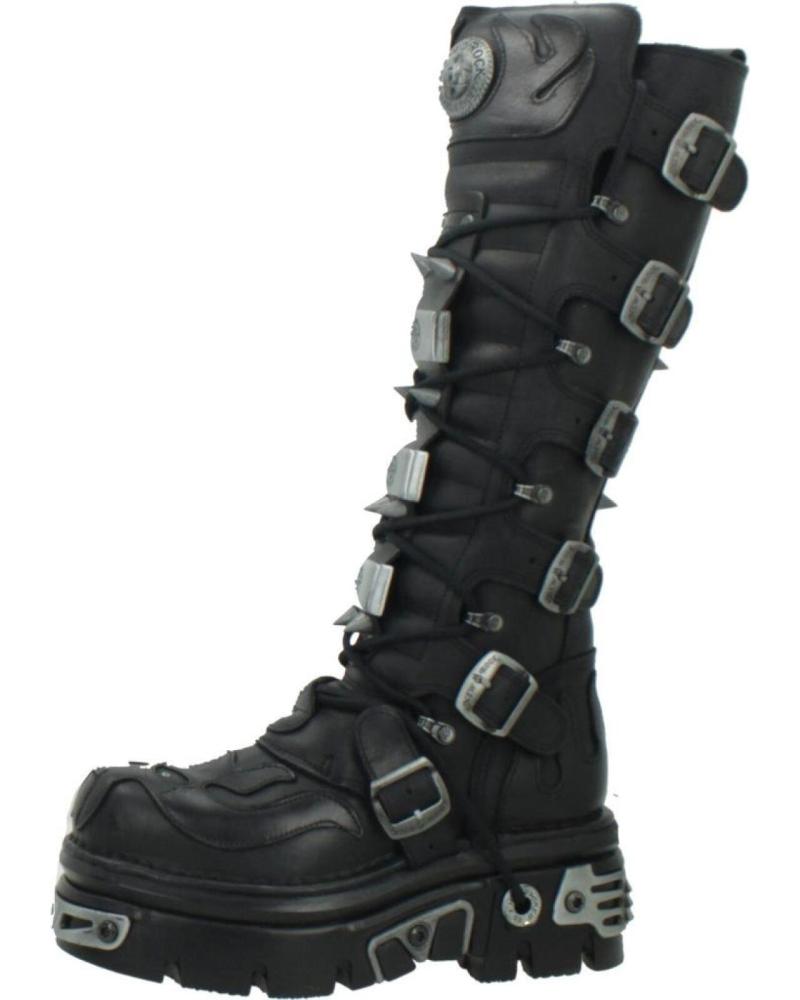 NEW ROCK METALLIC STIEFEL M161 S1 SCHWARZ NEGRO