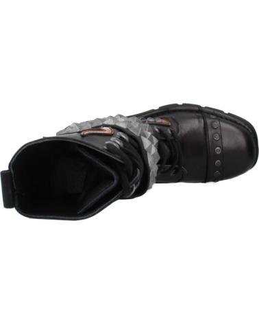 NEW ROCK STIEFEL M262 C3 SCHWARZ MIT FLAMMEN UND NIETEN NEGRFGO