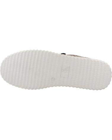 VANESSA WU SOPHIE SNEAKER ANIMAL PRINT BEIGE MIT KLETTVERSCHLUSS UND SEITENBLITZ BEIGE