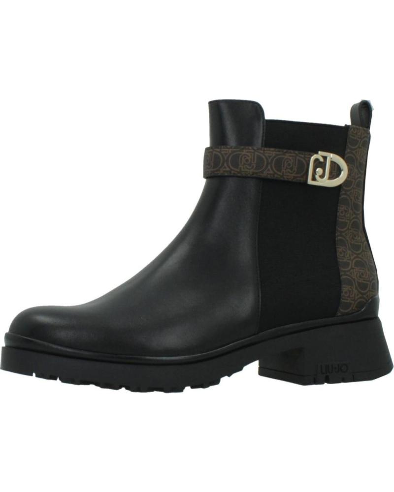 LIU JO BOTINES MODELO NEW NANCY 60 NEGRO/MARRÓN BLKBRW