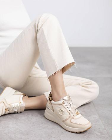 CARMELA SNEAKERS 162444 ICE LEATHER HIELO