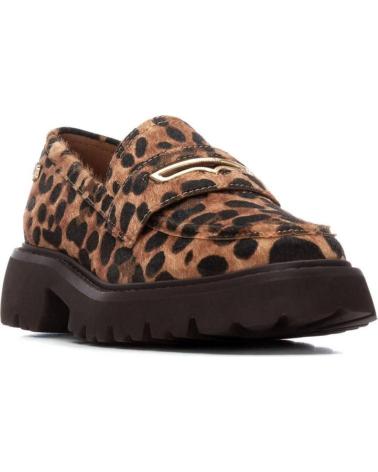 CARMELA 162545 LEOPARD PRINT LOAFERS WITH TRACK SOLE LEOPARDO