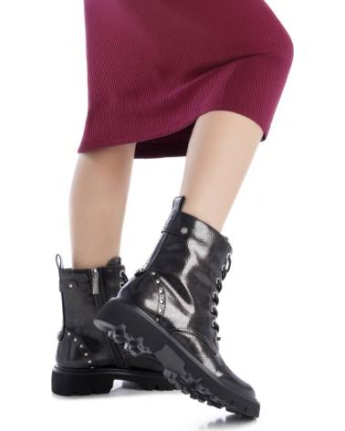 CARMELA 162549 GREY COMBAT BOOT GRIS