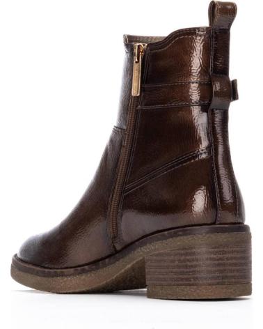 BOTTINE CHELSEA EN CUIR CARMELA 162579 TAUPE AVEC BOUCLE DÉCORATIVE TAUPE