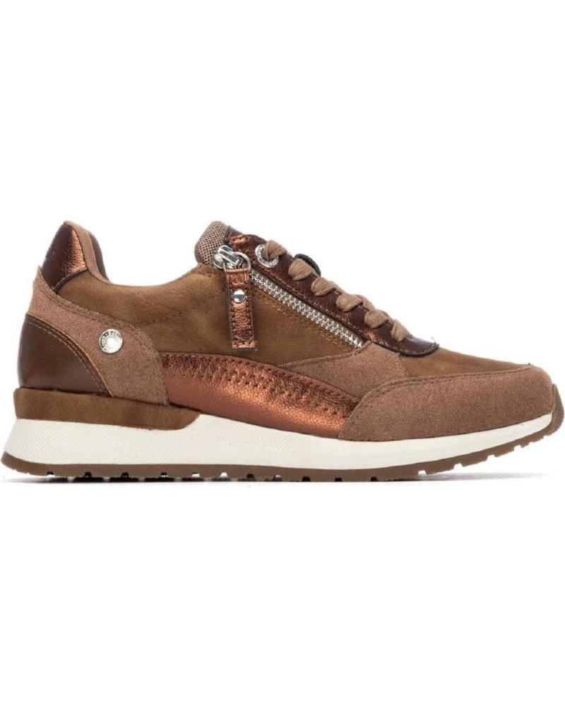REFRESH 172959 - CAMEL FREIZEIT-SNEAKER MIT REISSVERSCHLUSS CAMEL