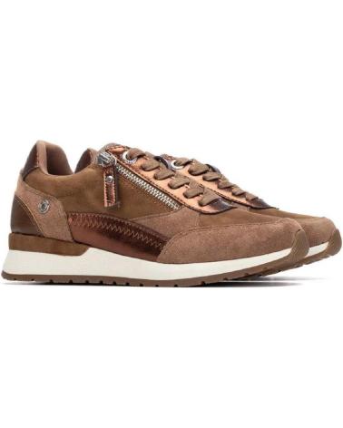 REFRESH 172959 - CAMEL FREIZEIT-SNEAKER MIT REISSVERSCHLUSS CAMEL