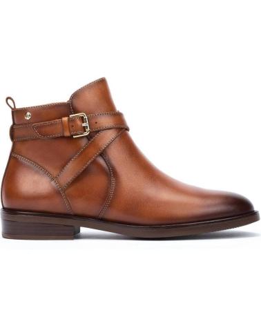 BOTINS PIKOLINOS 8869 EM PELE COR CASTANHO CUERO