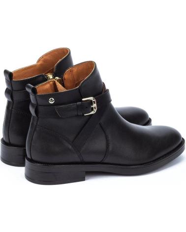 BOTINS PIKOLINOS 8869 EM PELE PRETA NEGRO