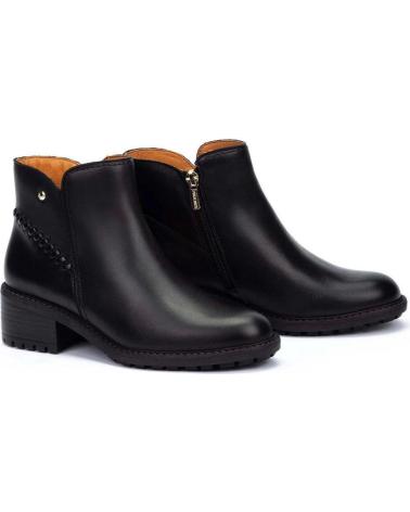 PIKOLINOS 8871 BOTINS DE COURO PRETOS NEGRO