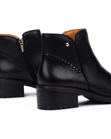 PIKOLINOS 8871 BOTINS DE COURO PRETOS NEGRO