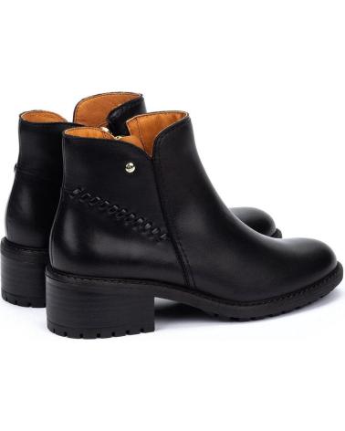 PIKOLINOS 8871 BOTINS DE COURO PRETOS NEGRO