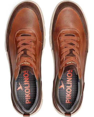 BASKETS CASUAL PIKOLINOS 4287C1 EN CUIR COULEUR CUIR POUR HOMME CUERO