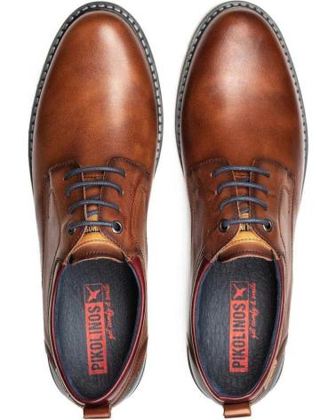 PIKOLINOS 4183 - SCHNÜRSCHUHE AUS LEDER IN COGNAC CUERO