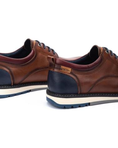 PIKOLINOS 4183 - SCHNÜRSCHUHE AUS LEDER IN COGNAC CUERO