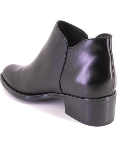 STIVALETTI BARMINTON 13050 IN PELLE NERA NEGRO