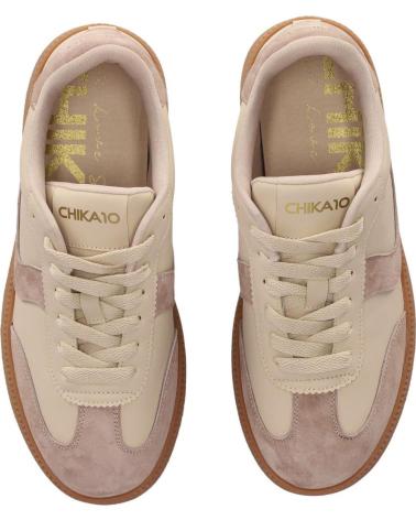 SNEAKERS CHIKA10 NIKITA 03 BEIGE DA DONNA BEIG-BEIGE