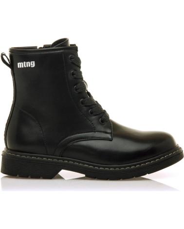 MTNG STIVALI MILITARI 48092 NERI CON LACCI E CERNIERA NEGRO