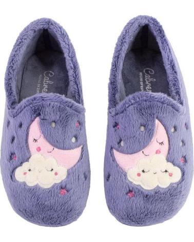 CIABATTE CABRERA 4503 BLU CON MOTIVO LUNA E STELLE AZUL