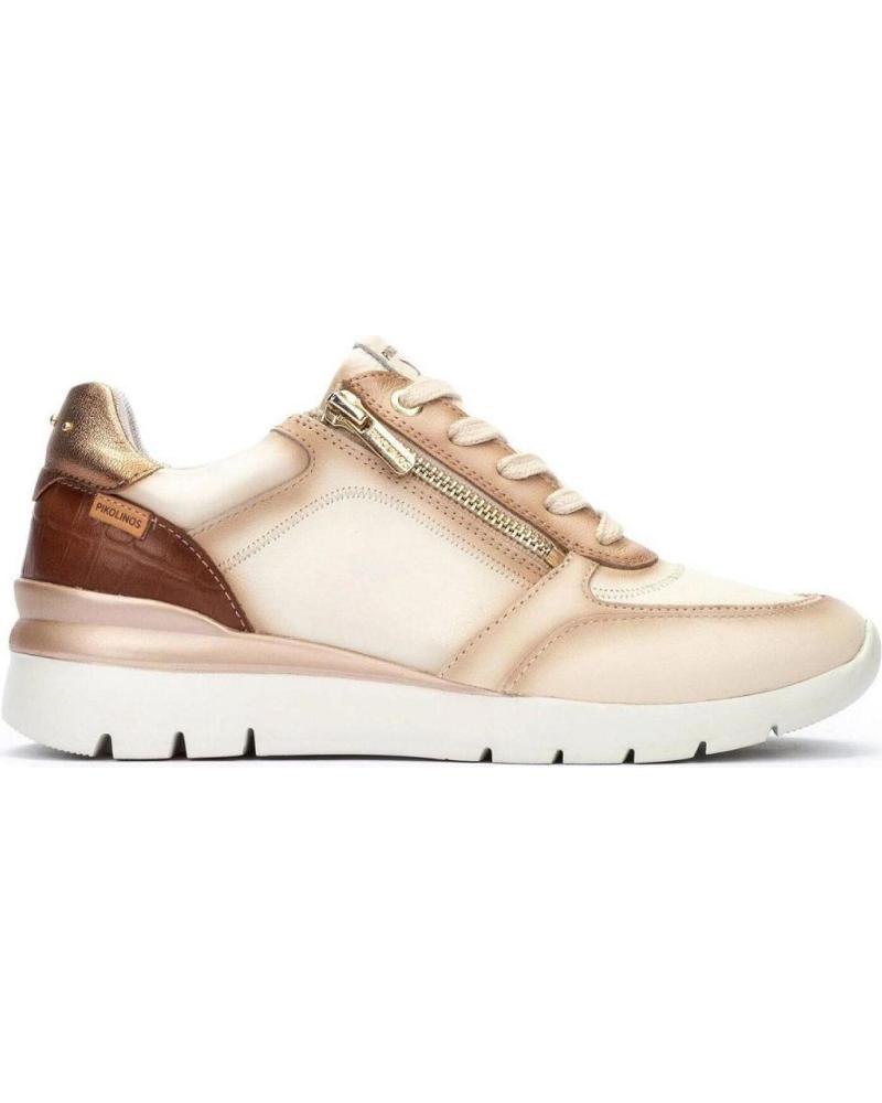 PIKOLINOS 6524 TÊNIS DE COURO COR GELO HIELO