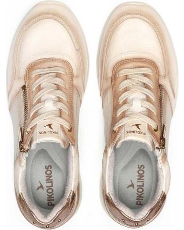 PIKOLINOS 6524 TÊNIS DE COURO COR GELO HIELO