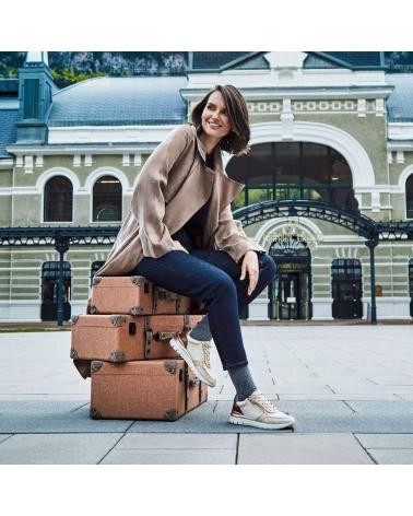 PIKOLINOS 6524 TÊNIS DE COURO COR GELO HIELO