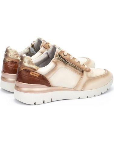 PIKOLINOS 6524 TÊNIS DE COURO COR GELO HIELO