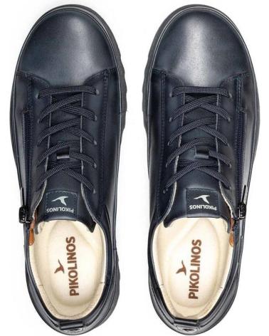 PIKOLINOS 6979 SAPATOS DE COURO COM ATACADORES AZUIS AZUL