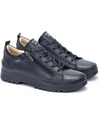 PIKOLINOS 6979 SAPATOS DE COURO COM ATACADORES AZUIS AZUL