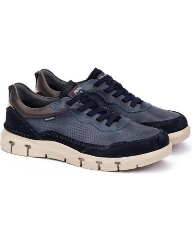 SAPATILHAS CASUAIS DE COURO AZUL MARINHO PIKOLINOS 4287C1 AZUL MARINO