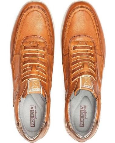 PIKOLINOS 6731 TÊNIS DE COURO COR CARAMELO CUERO