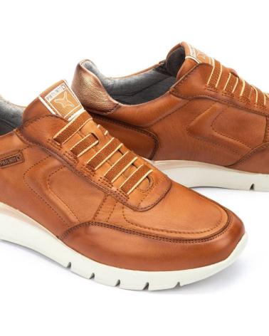 PIKOLINOS 6731 TÊNIS DE COURO COR CARAMELO CUERO