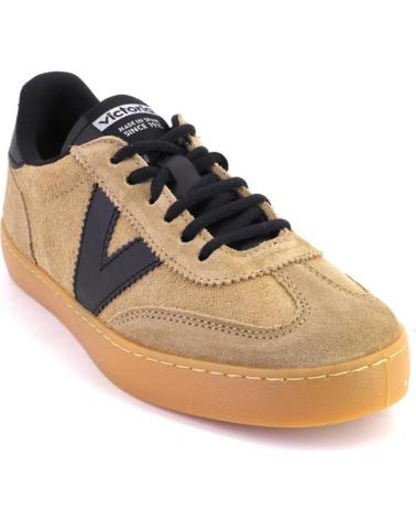 VICTORIA 1126219 SAPATILHAS CASUAIS DE CAMURÇA BEGE BEIGE