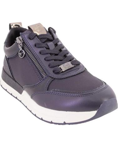 ZAPATILLAS TAMARIS 23732-25 DE PIEL AZUL MARINO AZUL MARINO