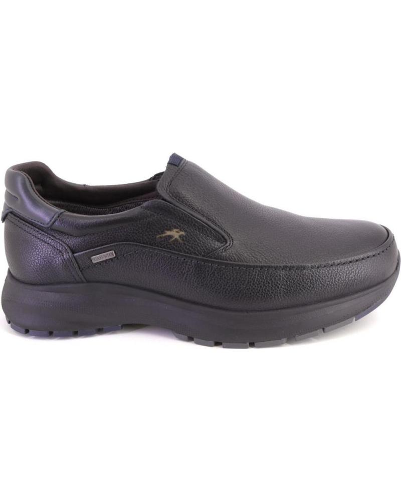 MOCASSINS FLUCHOS F2064 EM COURO PRETO NEGRO