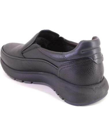 MOCASSINS FLUCHOS F2064 EM COURO PRETO NEGRO