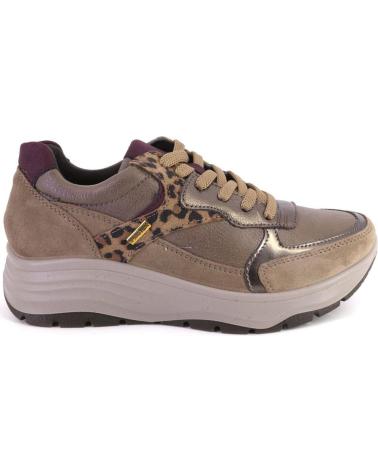 SNEAKERS CASUAL IMAC 856888 IN PELLE TORTORA TAUPE