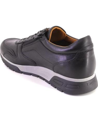 SCARPE DA GINNASTICA KANGAROOS 938 IN PELLE NERA NEGRO
