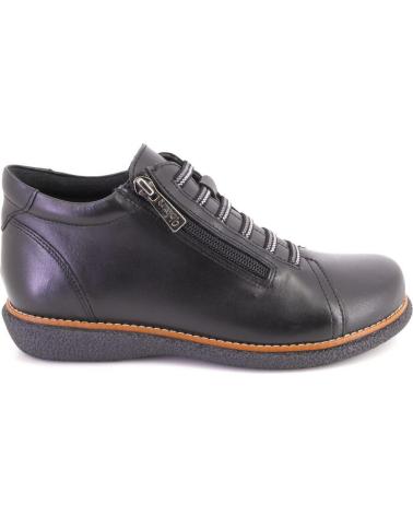 VALERIAS 2354 SCARPE STRINGATE IN PELLE NERA NEGRO