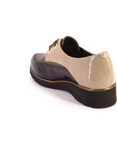 NIVAL ANGEL HEXÁGONO ZAPATOS CORDONES MARRÓN MARRON