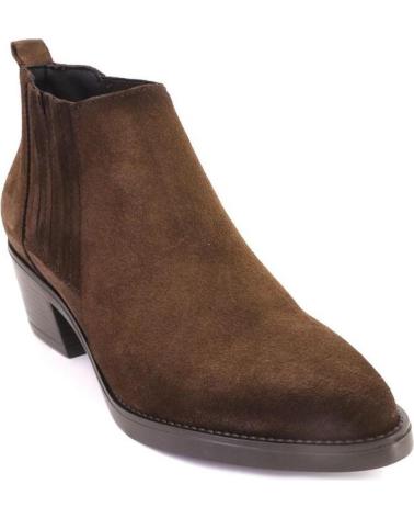 BOTINES VIGUERA 8020VITELO DE ANTE SERRAJE MARRÓN MARRON