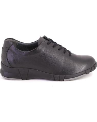 ZAPATOS SUAVE 3204-25 DE PIEL NEGRO NEGRO