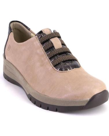 SUAVE ZAPATILLA CASUAL 3955 PIEL TAUPE TAUPE