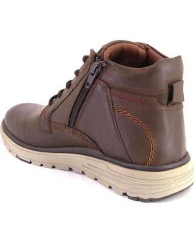 BAERCHI 9351 BROWN LEATHER BOOTS MARRON